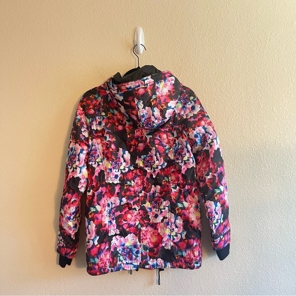 NWT Aeropostale Multi Color Floral Full Zip Winter Jacket Women’s Size XS - Picture 2 of 9